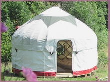 yurt at Balad'âne farm