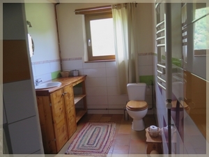 Salle de bain, logis à la ferme