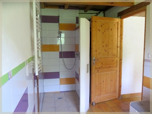 douche dans l'Auberge de montagne